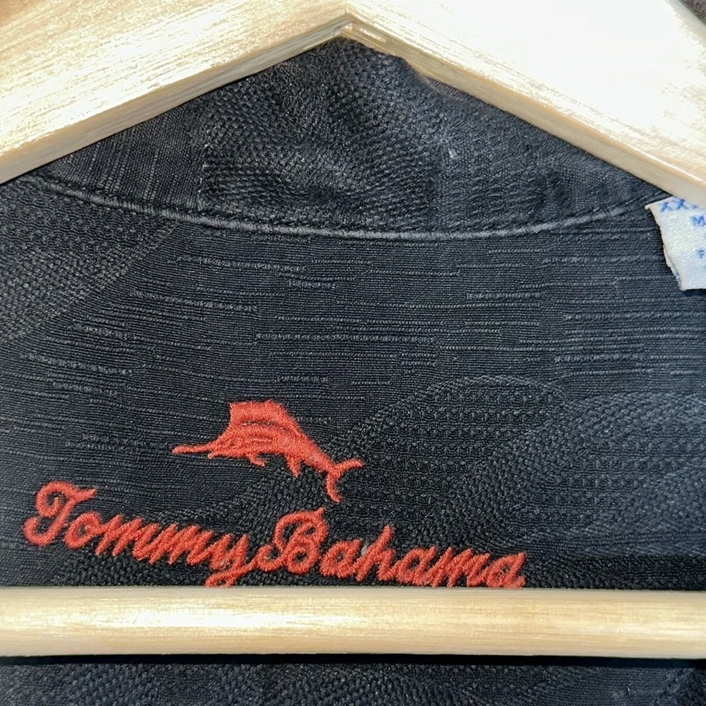 Tommy Bahama Bring on the Heat Graphic Silk Short-Sleeve Shirt Sz. XXXL - Picture 5 of 11